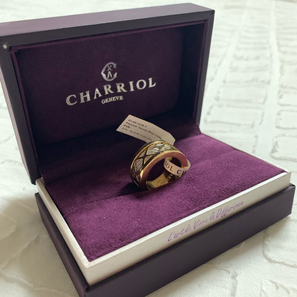 New! Charriol Forever Ring Size 54